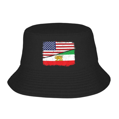 I Love Iran Lion And Sun Bucket Hat For Unisex