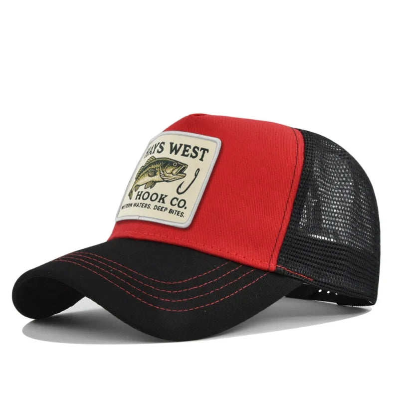 Man Hat High Quality Fishing Cartoon Baseball Cap