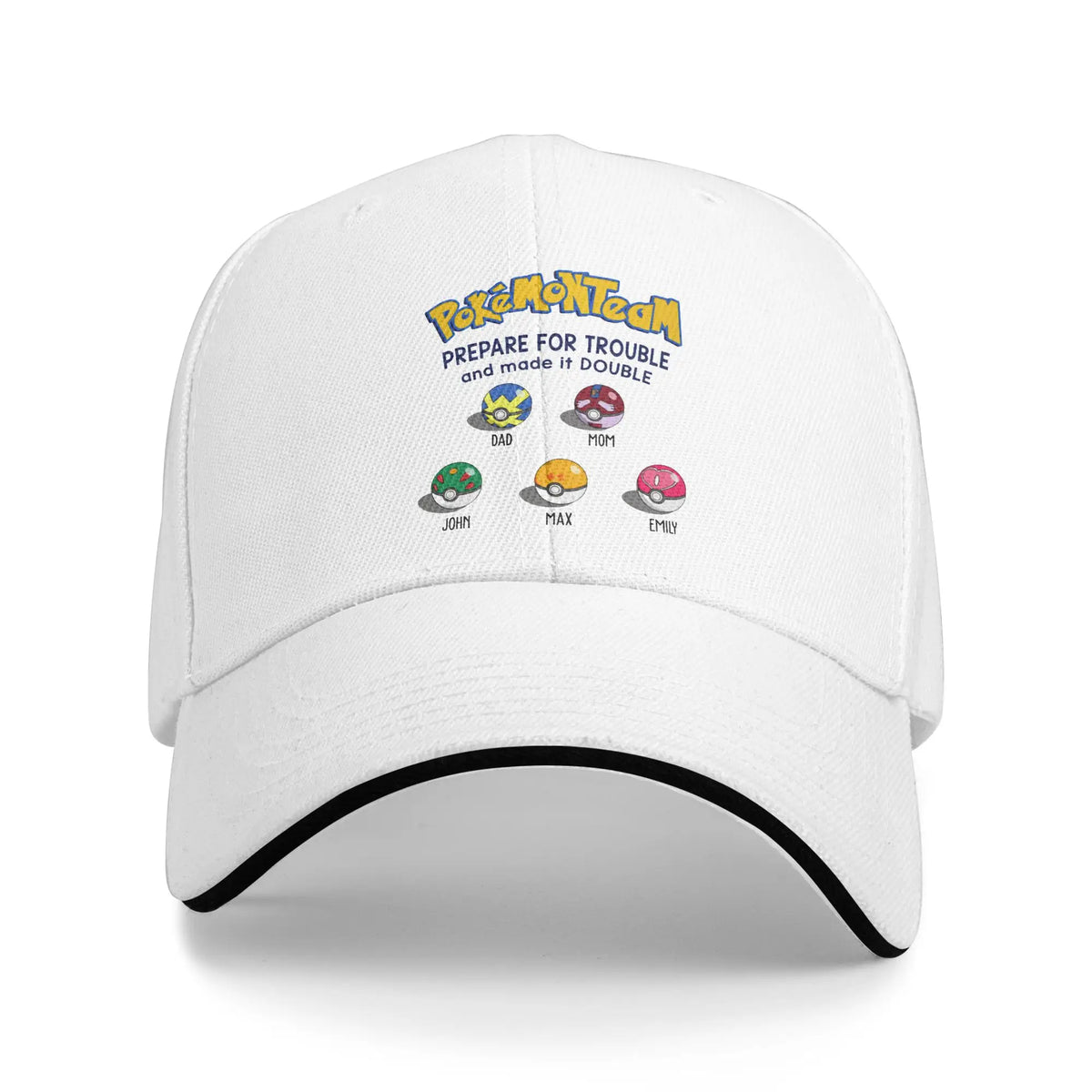 Baseball Cap Pokémon Team