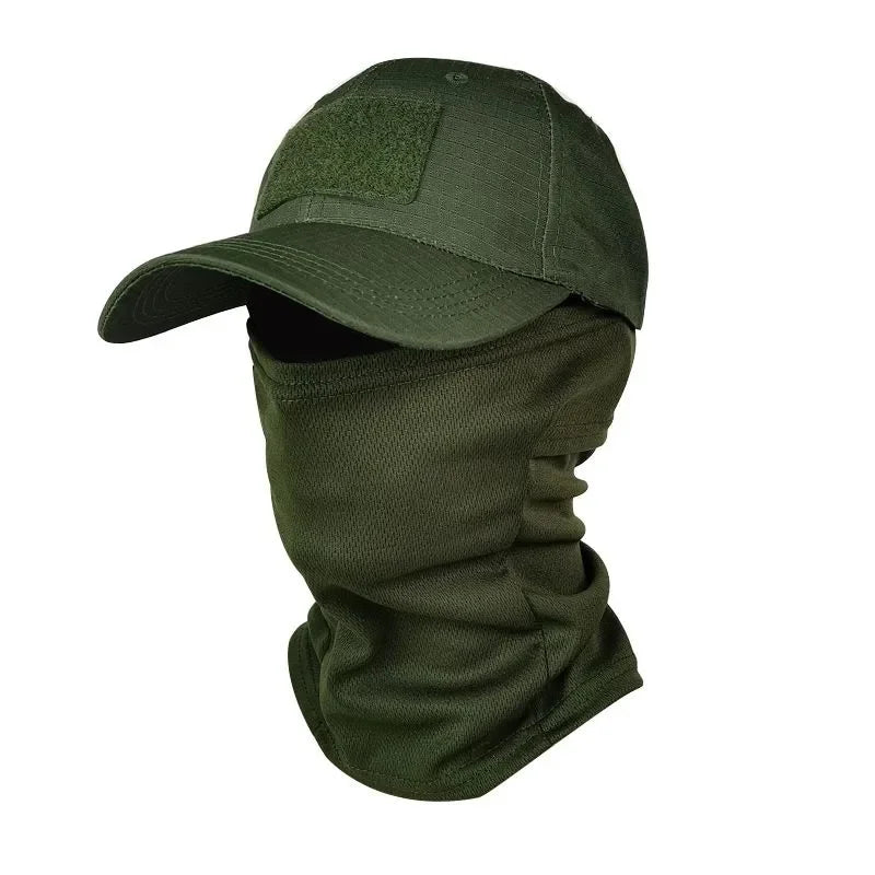 Camo Baseball Caps Camouflage Balaclava Hat Outdoor Fishing Hiking Hunting