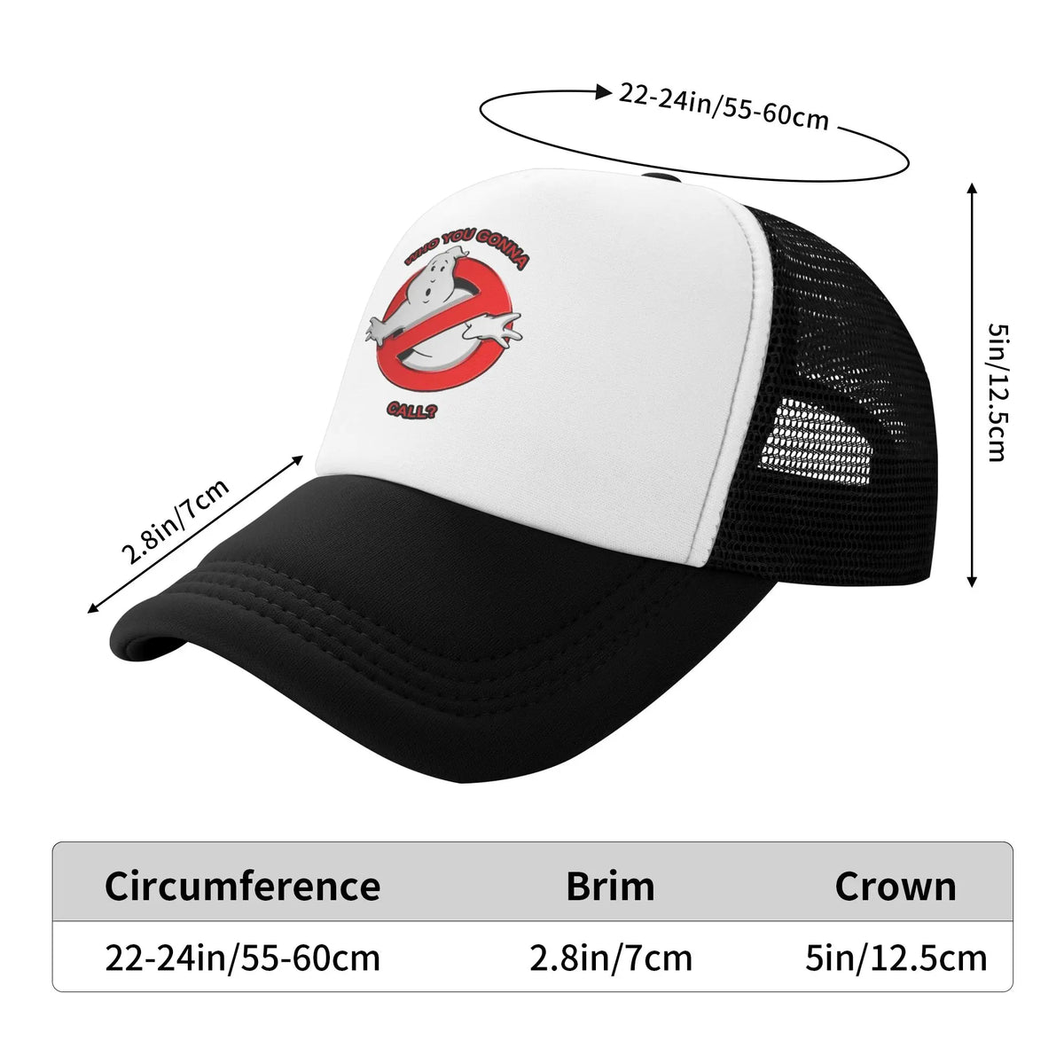 Adult Ghostbuster Who You Gonna Call Baseball Cap