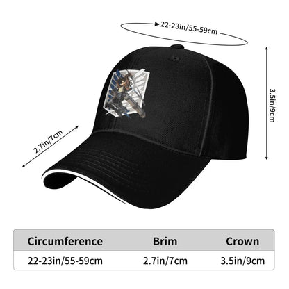 Attack On Titan Anime Logo Cap Fashion Casual Baseball Caps