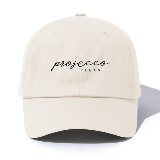 PROSECCO Print Baseball Cap For Adults