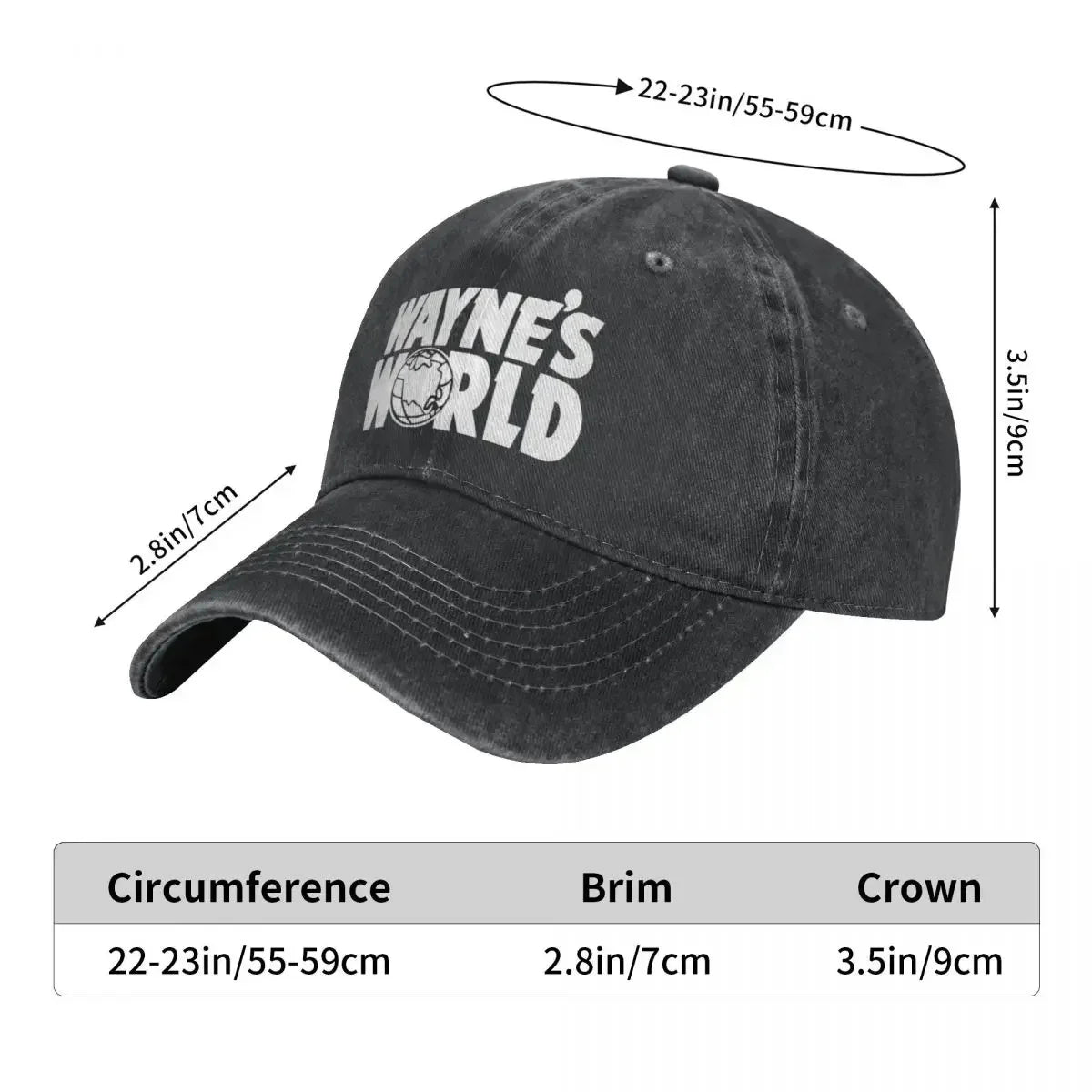 Waynes World  Baseball Caps