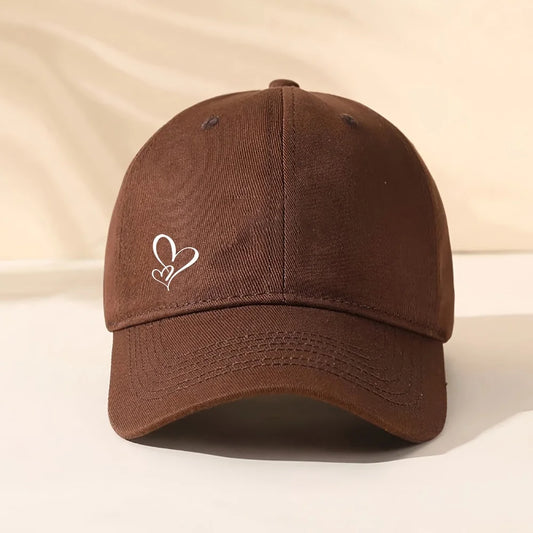 Piece of Love-Themed Printed Baseball Cap