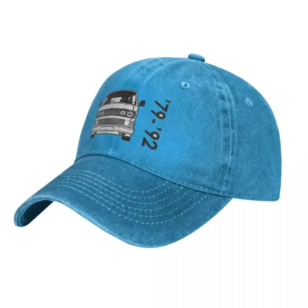 Type 2 T3 VW Bus Baseball Cap Hiking Fishing Dropshipping Trucker Hat Female Male