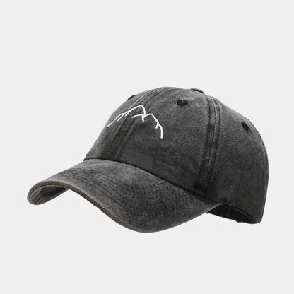 New Mountain Range Embroidery Mens Womens Baseball Caps