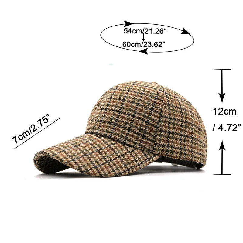 Plaid Baseball Cap