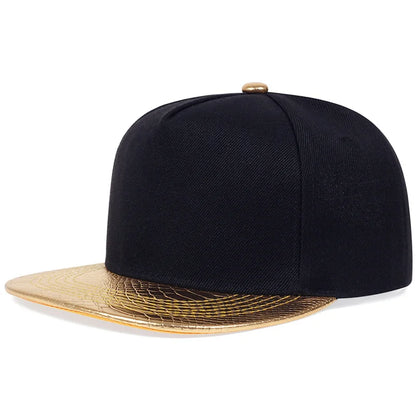 Solid Leather Snapback Hat Men Women Adjustable Baseball Cap Sport Hip Hop Golf Caps Male Female