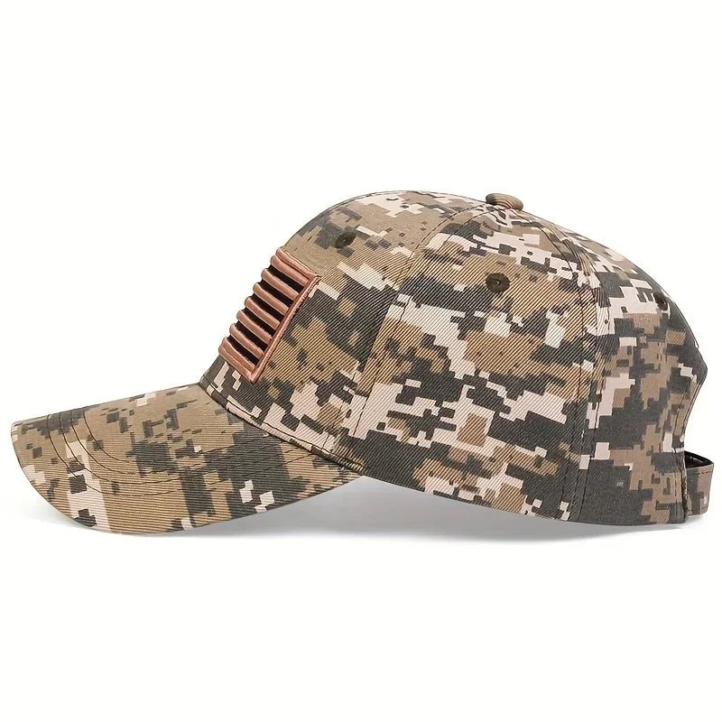 Unisex US Flag Embroidery Baseball Caps Spring Autumn Outdoor