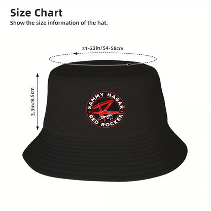 New Sammy Hagar Red Rocker Merch Bucket Hat
