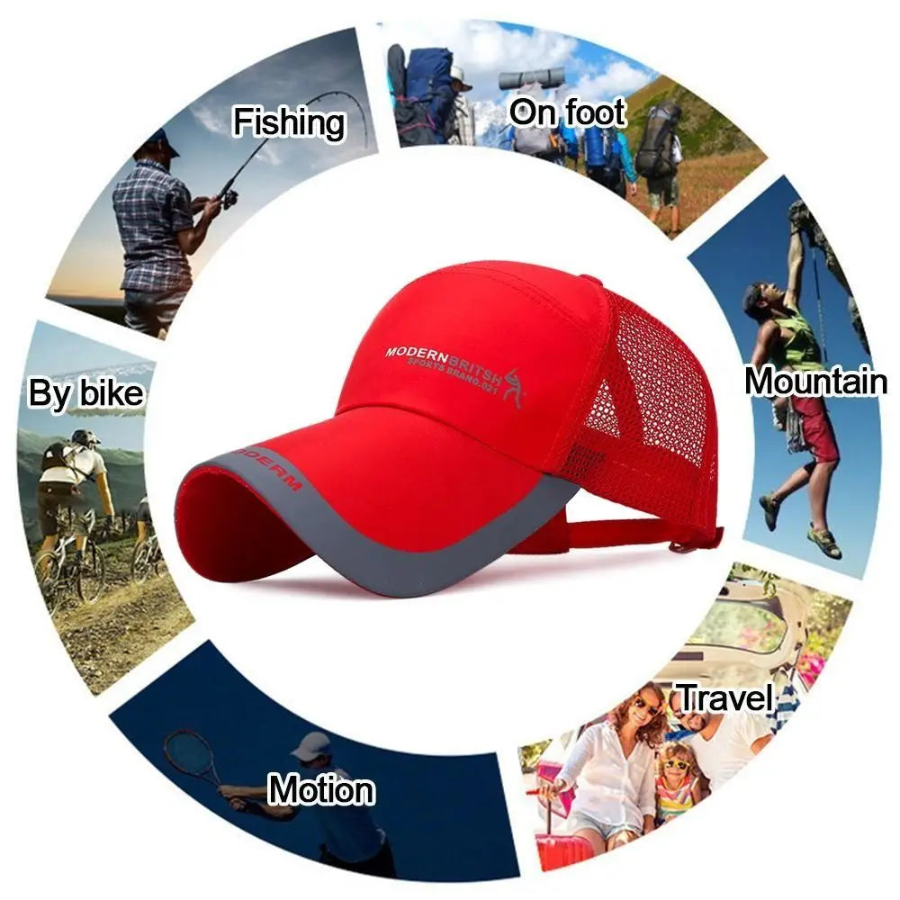Summer Sunscreen Adjustable Sun Hats Cotton Baseball Cap Men Women