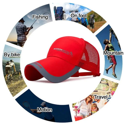 Summer Sunscreen Adjustable Sun Hats Cotton Baseball Cap Men Women