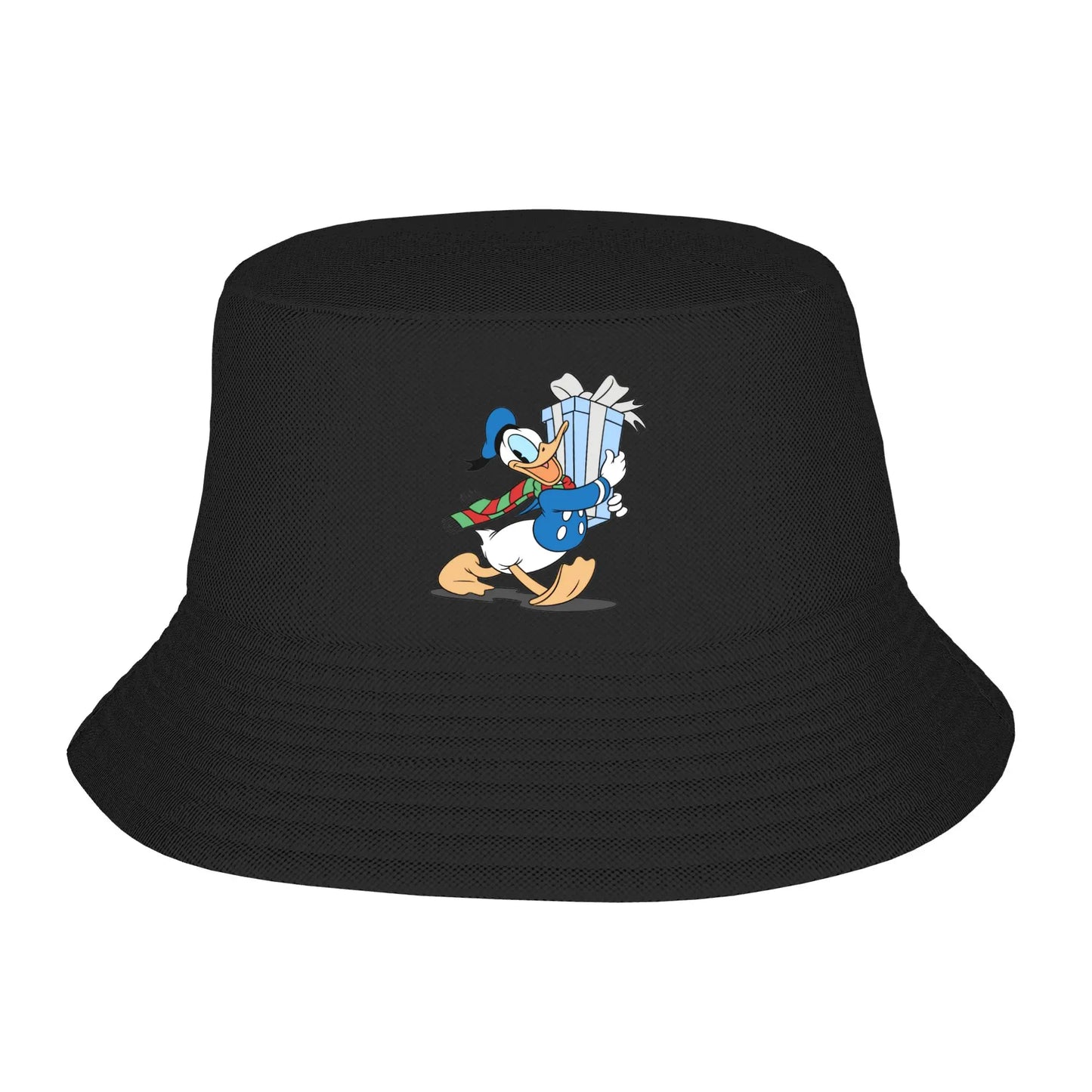 Unisex Bucket Hats Cartoon Donald Duck Vintage Beach Hatwear