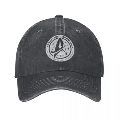 Y2K Stars Treks Baseball Caps Retro Distressed Washed