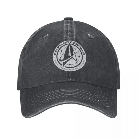 Y2K Stars Treks Baseball Caps Retro Distressed Washed