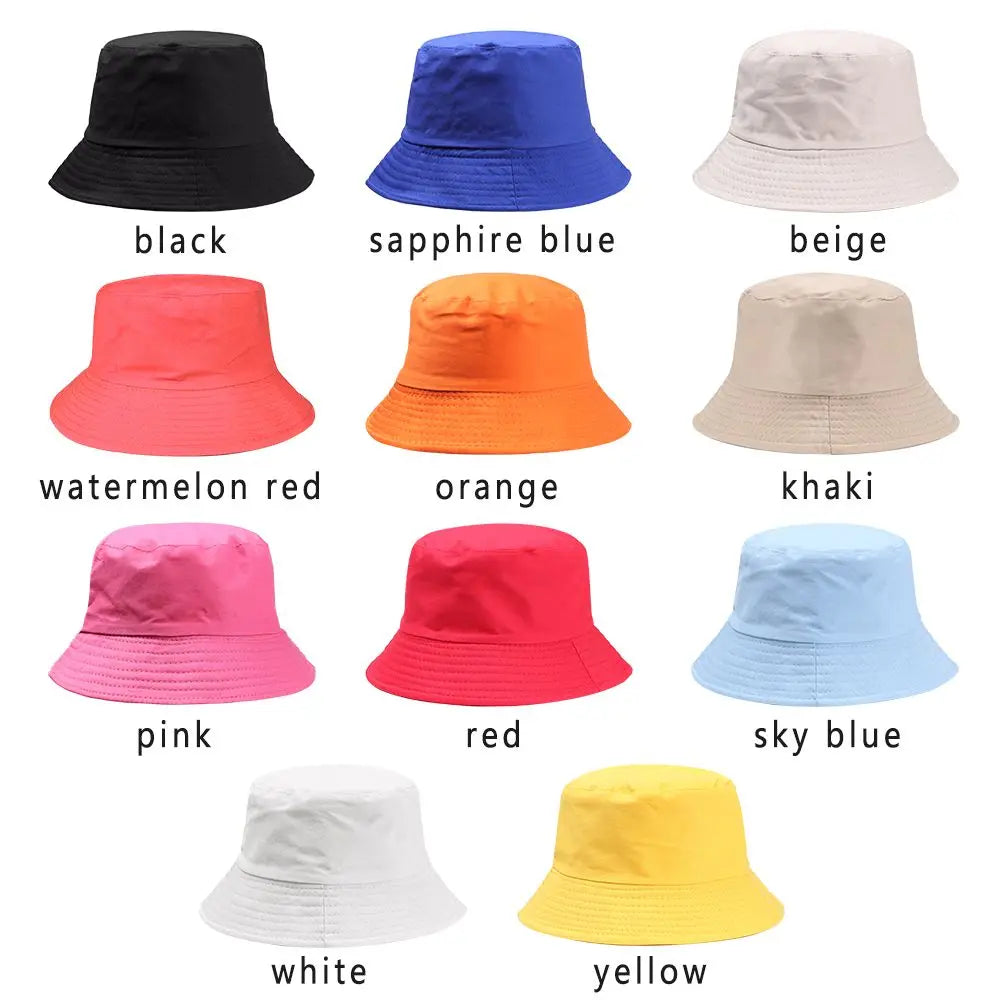 Spring Summer Panama Hat Anti-UV Foldable Bucket Hat Fisherman Cap