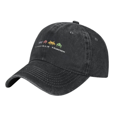 Classically Trained Space Invaders Baseball Caps
