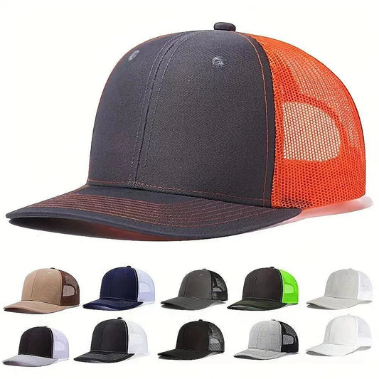 Hot Sale Unisex Cap Slight Curved Brim Style Trucker Hat  Men & Women