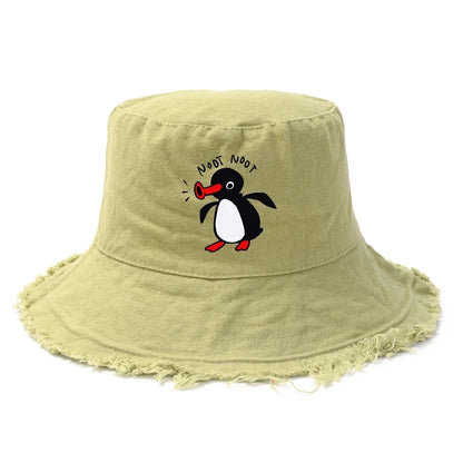 Summer Penguin Bucket Hat Reversible Bob