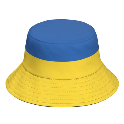Ukraine Custom Made Name Number Team Logo Bucket Cap