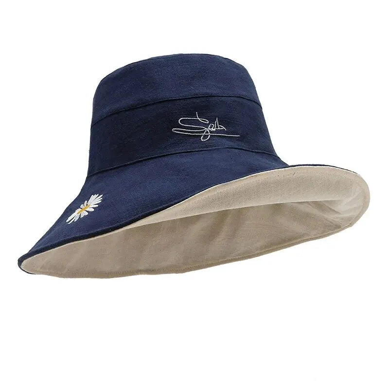 New Sunshade And Sunscreen Bucket Hat Korean Version Large Brim
