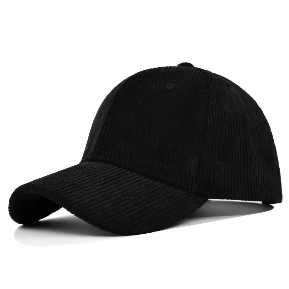 Autumn Winter Baseball Cap Women Corduroy Winter Hats For Women