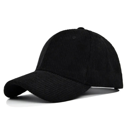 Autumn Winter Baseball Cap Women Corduroy Winter Hats For Women