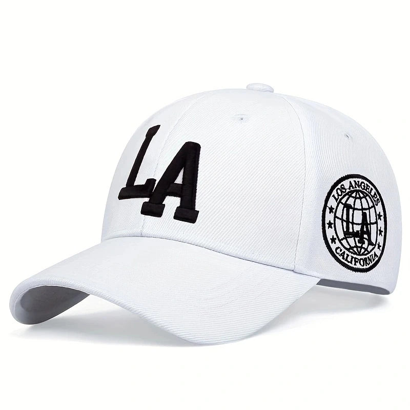 Unisex LA Letter Embroidery Baseball Caps
