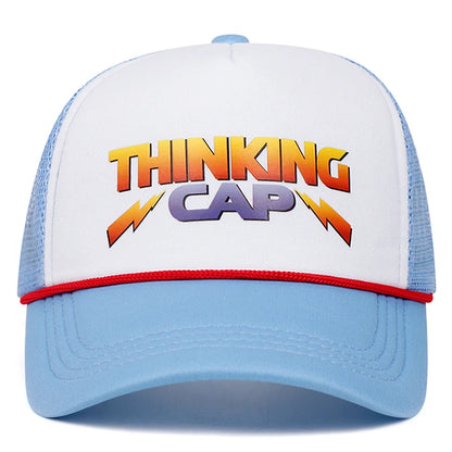 Thinking Cap Sponge Embroidered Baseball Cap Women Men