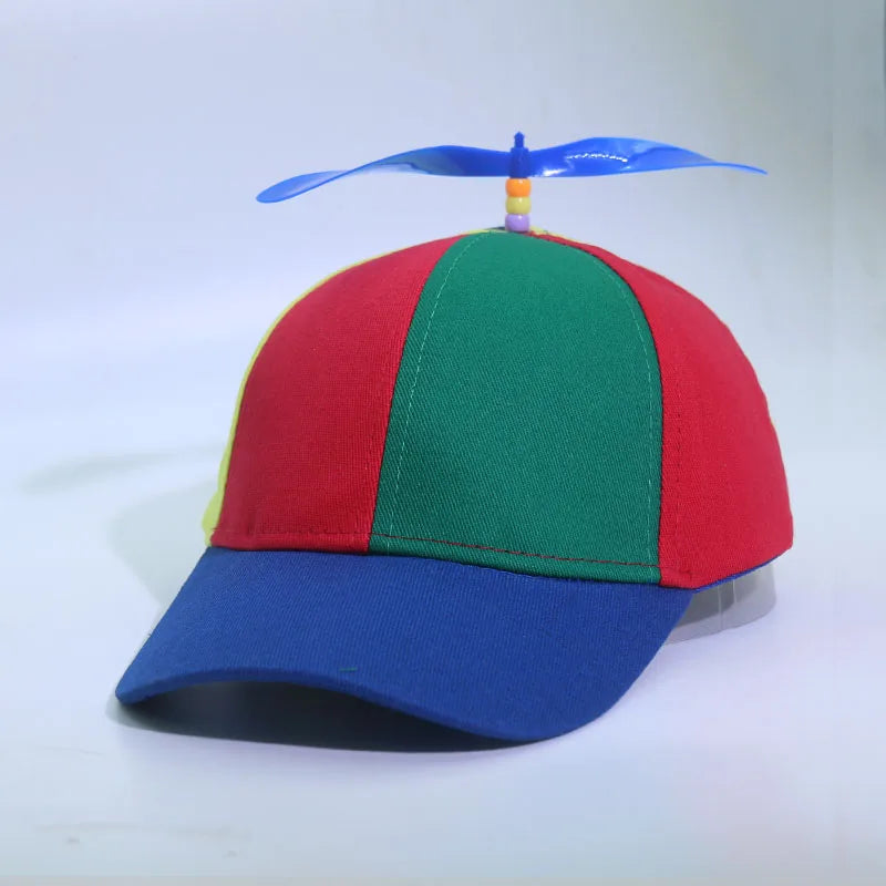 Helicopter Propeller Adventure Rainbow Bamboo Dragonfly Baseball Hat