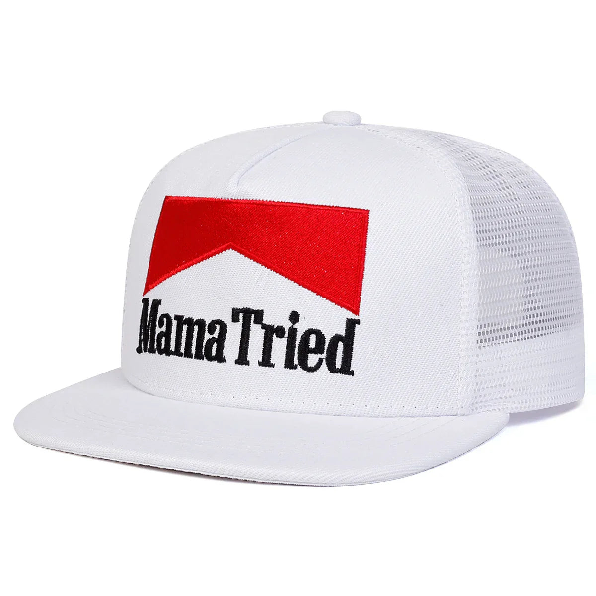 Unisex MAMA TRIED Embroidery Hip-hop Net Hats