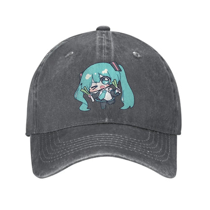 Casual Hatsunes Mikus Vocaloid Baseball Caps