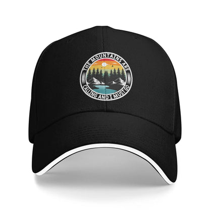 Fashion Unisex Mountain Camping Adventure Camper Baseball Cap