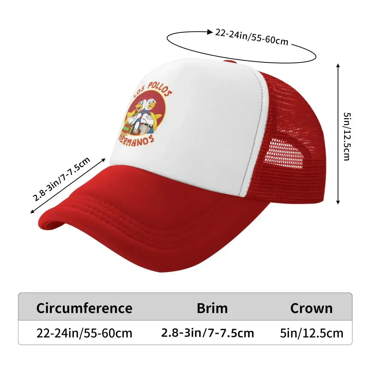 New Unisex Los Pollos Hermanos Mesh Baseball Cap