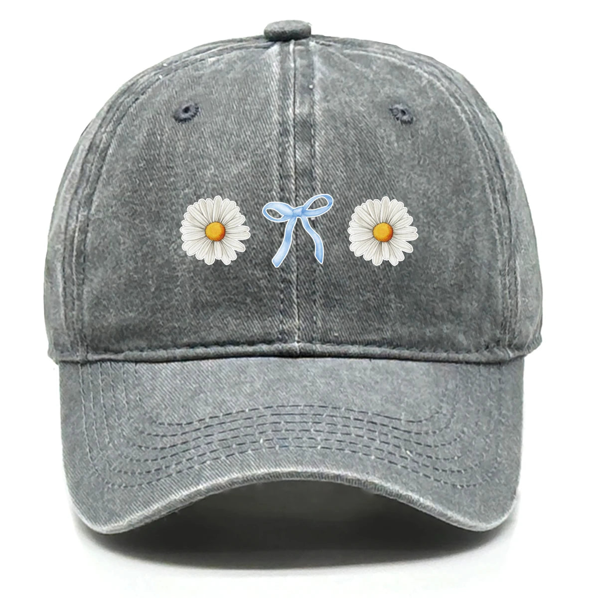 Flower Print Snapback Baseball Cap Flower Hat
