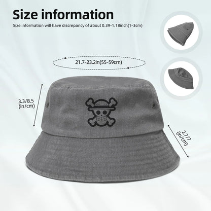 Bucket Hat The Pirate King One Piece Monkey D Luffy