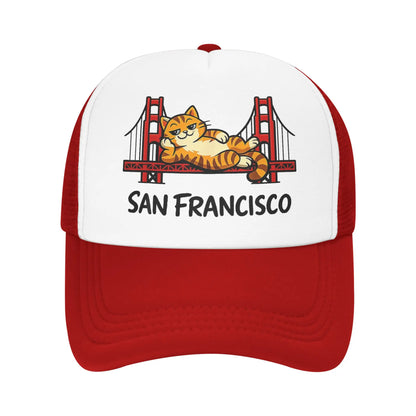 Cat San Trucker Baseball Cap