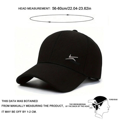 Unisex Two Hook Embroidery Baseball Caps Spring And Autumn