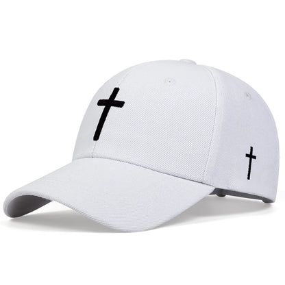 Fashion Simple Black Baseball Cap Solid Color Golf Hat Cotton Snapback Caps