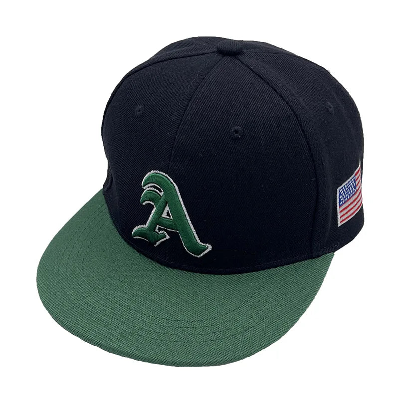 Unisex Gothic Letter American Flag HipHop Hats Outdoor