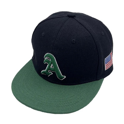 Unisex Gothic Letter American Flag HipHop Hats Outdoor