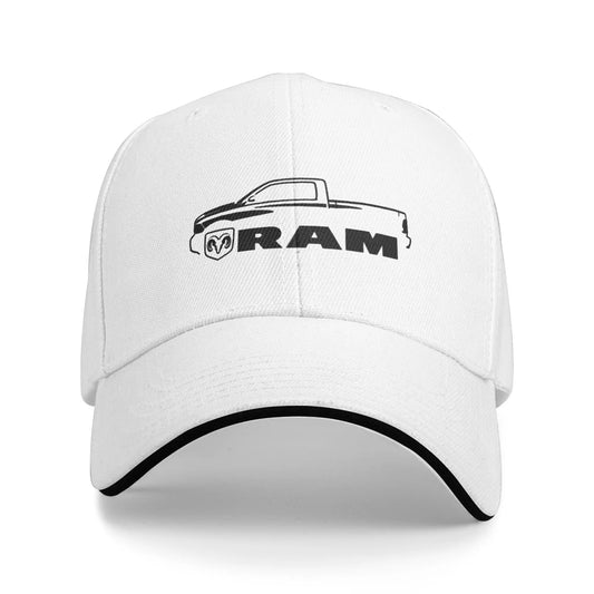 RAM Car Logo Outdoor Gym Hip Hop Hats For Women Men Baseball Caps