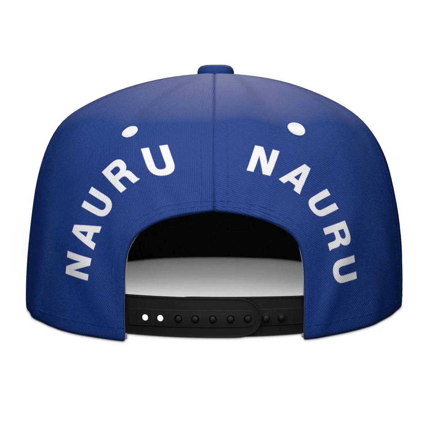 Nauru Free Custom Made Number Team Logo Snapback Cap