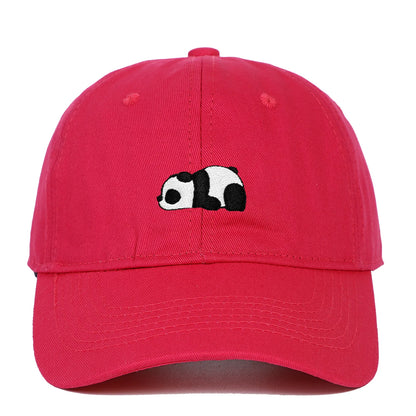 Unisex Panda Embroidery Baseball Caps