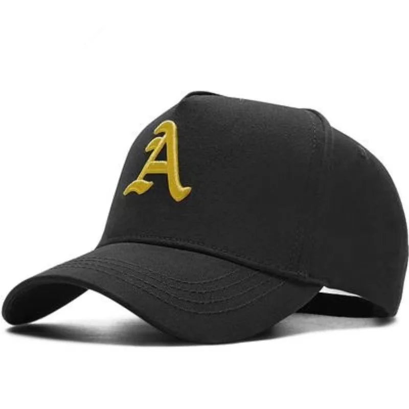 Unisex A Letter Embroidery Baseball Caps Sunscreen Hat