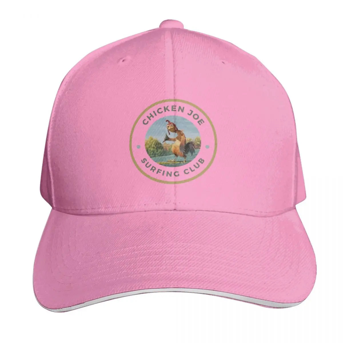 Chicken Joe Surfing Baseball Cap