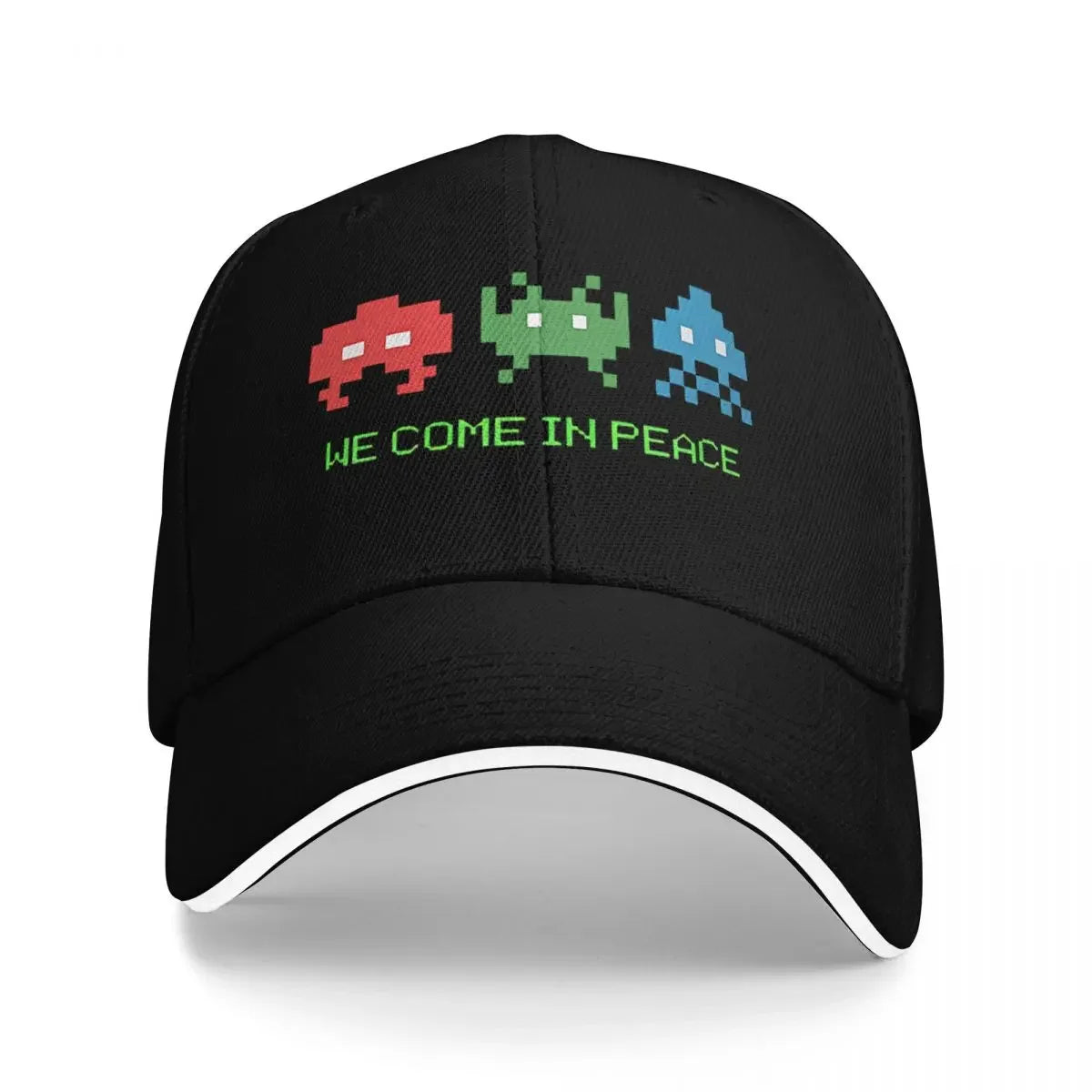New Space Invaders Shooting Video Game We Come In Peace Durable Baseball Hat