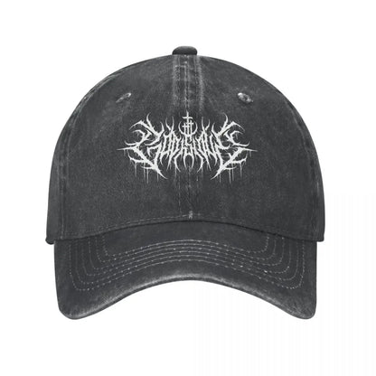God Is Love Death Metal Denim Baseball Cap Adjustable Hat Women Men