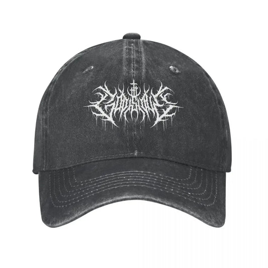 God Is Love Death Metal Denim Baseball Cap Adjustable Hat Women Men